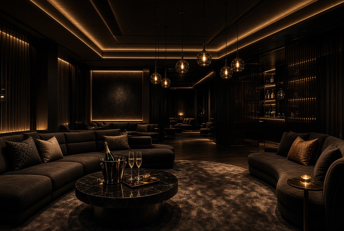 VIP lounge atmosphere